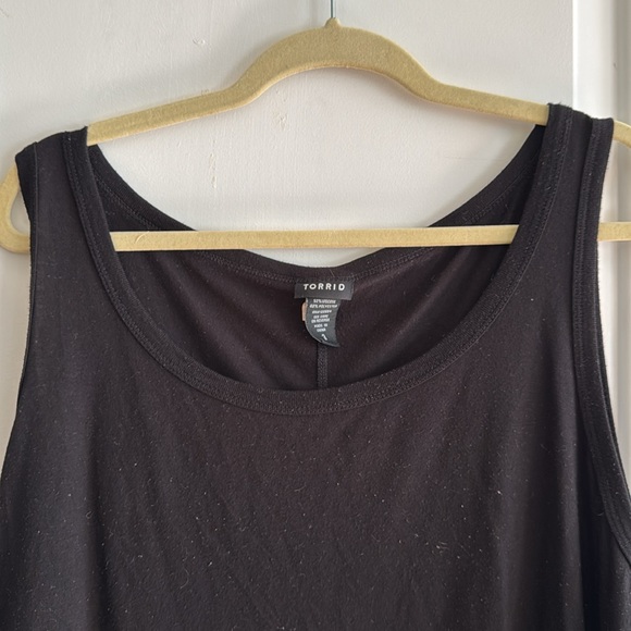 Torrid black tank top Sz 3X - Picture 3 of 7